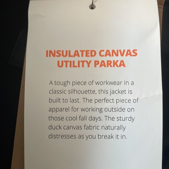 Forcefield Men’s Insulated Canvas Utility Parka Jacket - Picture 9 of 9